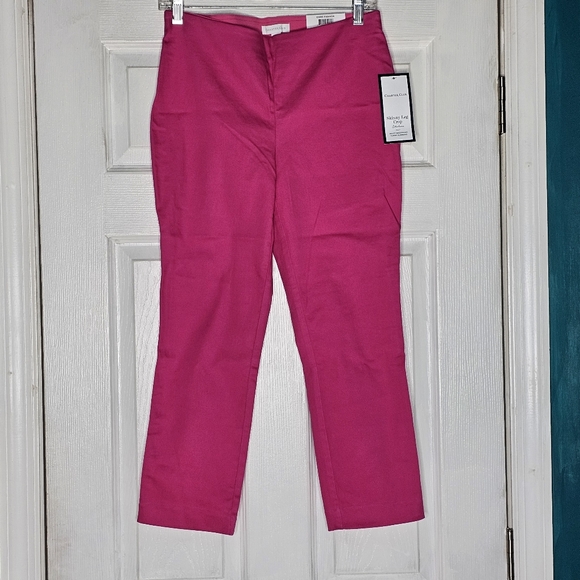 NWT Charter Club Preppy Pink Pants 6P - Picture 10 of 10